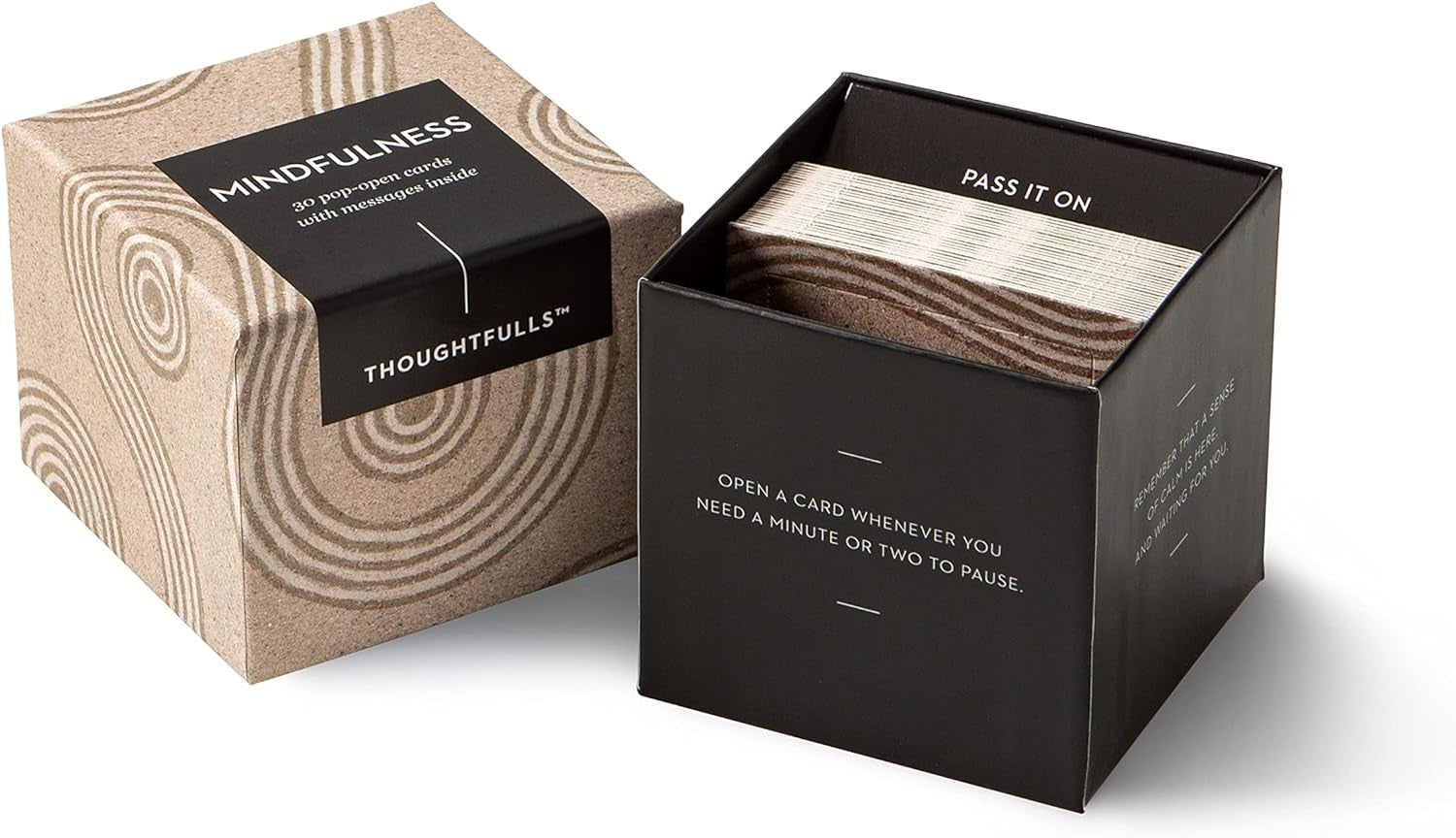 Thoughtfulls Pop-Open Cards — Mindfulness — 30 Pop-Open Cards, Each with a Different Inspiring Message Inside